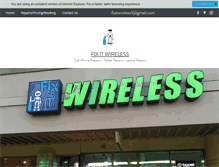 Tablet Screenshot of fixitwireless.com